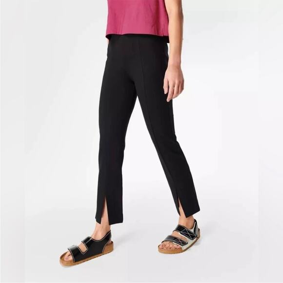 Sweaty Betty City Split Front Ponte Pant black sz 10 - Picture 3 of 9
